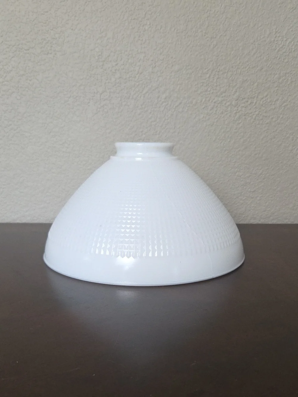 Vintage White Milk Glass Lamp Shade